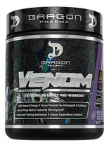 Pre Entreno Dragon Pharma Venom 40 Servs Extrema Potencia Sabor Grape Crush