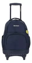 Mochila Con Carro Xtrem Cross 198 Silver Dino Color Azul Navy