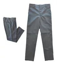 Pantalon Sarga Colegial Suroger Gris Y Azul T. 4 Al 8 Tutim