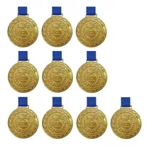 Kit 10 Medalha Crespar M30 Ouro / Prata / Bronze Premiação