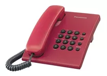 Teléfono Panasonic De Mesa Kx-ts500 Fijo Con Bluetooth - Color Rojo