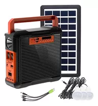 Kit De Generador De Panel De Energía Solar - Negro 