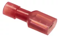 Terminal Aislado De Nylon Fast On Hembra Rojo 22-16wg 