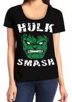 Remeras Hulk Smash Mujer Comic Superheroe Bruce Banner
