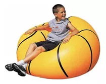 Sillon Inflable Pelota Basket Ball, Sala Cuarto Juguete