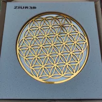 Geometria Sagrada Cubo Metatron Flor Vida Dorado 6mm  40cm