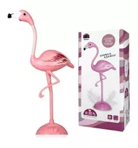 Lampara Led Mesa Recargable Portatil Luz Guia Niños Flamingo