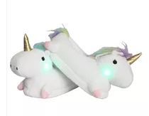 Pantuflas De Unicornio Con Luces