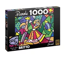 Quebra-cabeça Grow 1000 Peças Romero Britto Brasil
