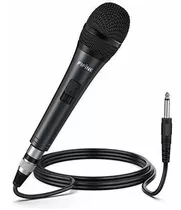 Fifine Microfono Para Karaoke Para Parlante (4.5m De Cable)