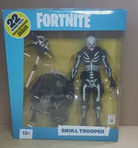 Figura Mc Farlane Toys: Skull Trooper Fortnite, Excelente