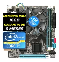 Kit Upgrade - Intel Core I5 Placa Mae H61 + 16gb De Memoria