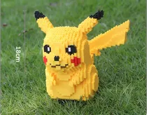 Pikachu Blocos De Montar Mini Lego Pokemon 1.650 Peças
