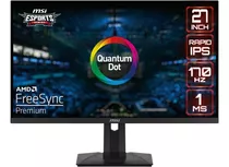 Msi Gaming Monitor 27-inch Wqhd Quantum Dot Led In Black 