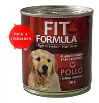 Fit Formula Lata Cachorros Pollo 280g Pack 4un Mp