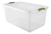 Caja Organizadora Organizador Plastico 61 Lts - Garageimpo Color Transparente Wenbox