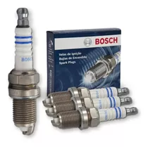 Kit Jogo 4 Velas Clio 1.6 G2 16v K4m 2008 2009 Flex Bosch