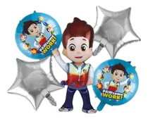 Set De Globos Varias Temáticas Para Decoración 5 Piezas