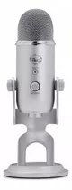 Micrófono Blue Yeti Condensador Omnidireccional Color Silver