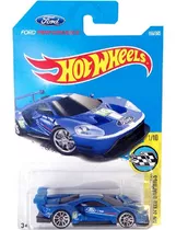 Hot Wheels # 1/10 - 2016 Ford Gt Race - 1/64 - Dtw92