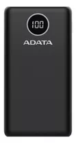 Adata Power Bank Cargador Portatil Celular P20000qcd Colores Color Negro