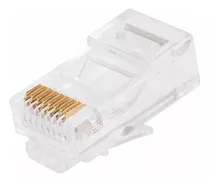 Fichas Macho Conectores Plug Rj45 Cable De Red Cat 5e X 100