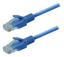 Cabo Patch Info - Patch Cord Cat5e Utp - 1m - Azul