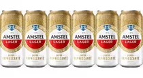 Cerveza Amstel Lager 473ml Pack X6 Zetta Bebidas