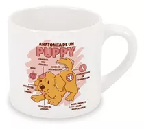 Taza Chica 6 Onzas Anatomia De Un Perro Personalizable