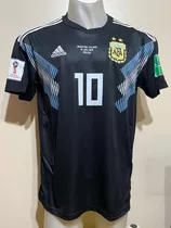 Camiseta Argentina Islandia Rusia 2018 Messi #10 Barcelona L