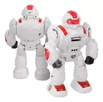 Brinquedo Infantil Robô Smart Gigante Com 12 Funções