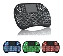 Mini Teclado Led Iluminado Wireless Bluetooth Touchpad Tv