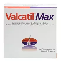Valcatil Max X 90 Capsulas - Anticaida Del Cabello - Panalab