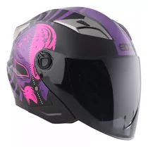 Casco Moto Semi Integral Edge Jaguar Warrior Motos Bicicleta