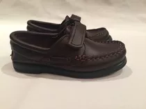 Zapato Colegial Con Abrojo - Nautico Canadiense T. 28 Al 33