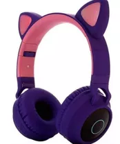 Auriculares Inalambricos Para Niños Orejas De Gato 