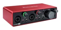 Placa De Sonido Usb Focusrite Scarlett 2i2 3ra Generacion