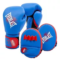 Guante Boxeo + Guante Foco Everlast 8oz Juvenil 009283599614