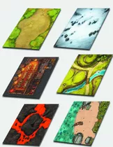 02 Grids De Tecido Para Rpg Battlemap Dungeons And Dragons