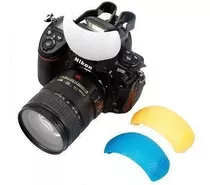 Difusor Para Flash Incorporado Popup 3 En 1 Para Canon Nikon
