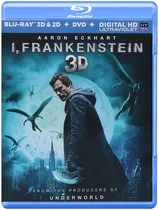 Yo Frankenstein Aaron Eckhart Pelicula Blu-ray 3d & 2d + Dvd