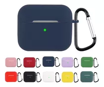 Funda Case Silicona Compatible Con Apple AirPods 3 Llavero