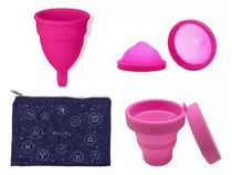 Disco Menstrual + Vaso Esterilizador + Copa Fleurity Neceser