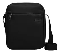 Bolso Carriel Manos Libres Totto Para Hombre Pastizal Color Negro Color De La Correa De Hombro Negro Diseño De La Tela Liso