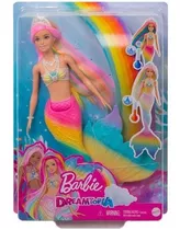 Boneca Mattel Barbie Fantasia Sereia Muda De Cor Sortimento