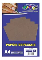 Papel Kraft Natural A4 180g 50 Fls, Caixinhas, Tags E Outros