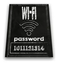 Placa Decorativa Parede Password Envio Rápido