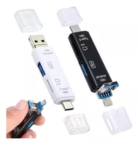 Lector De Memoria 5 En 1 Android Usb Tipo C Micro Sd Otg Pen