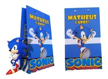 30 Sacolinha Personalizada Sonic