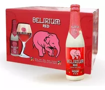 Cerveza Delirium Red Botella 330cc - 24 Unidades